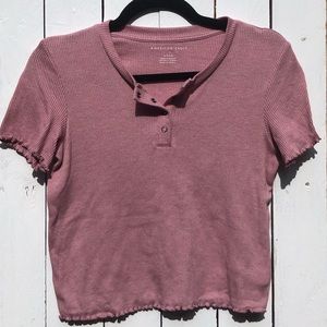 AMERICAN EAGLE - top - pink - size small